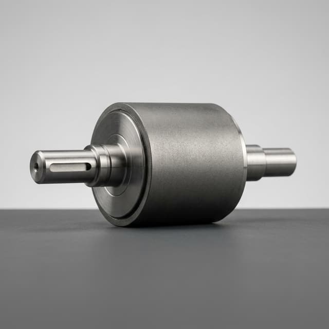 Hybrid bonded magnet rotor geometry
