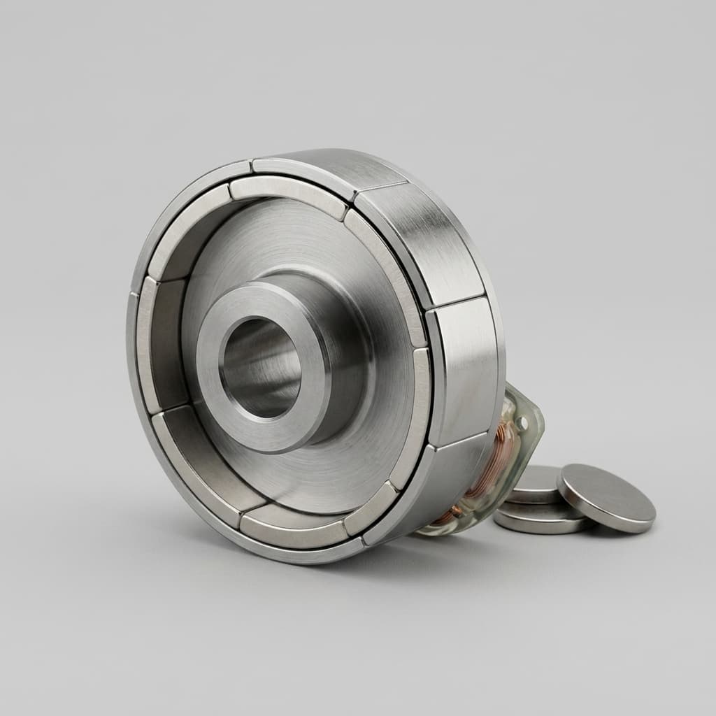 Automotive magnetic angle sensor rotor assembly