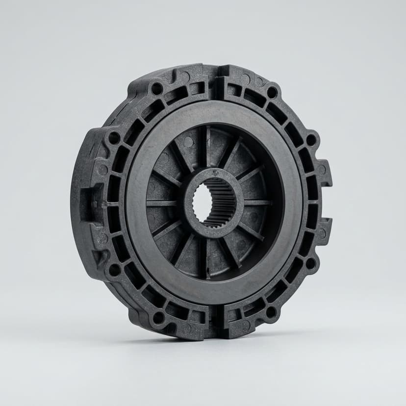 Custom PPS bonded ferrite rotor assembly