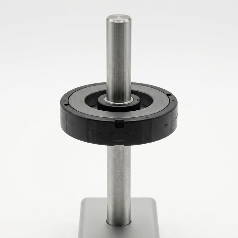 Insert molding magnet on steel shaft