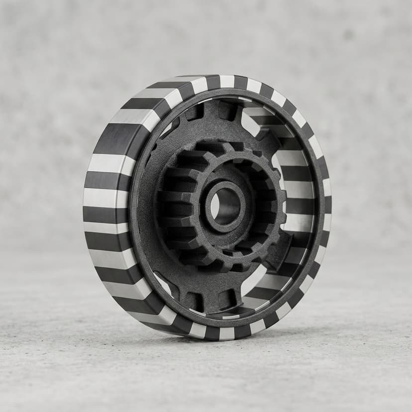 Vehicle steering encoder magnet